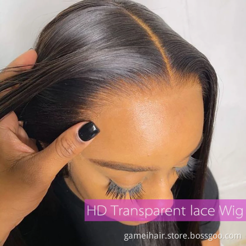 wholesale high quality raw wig front brazilian natural perruque full hd lace wigs human hair